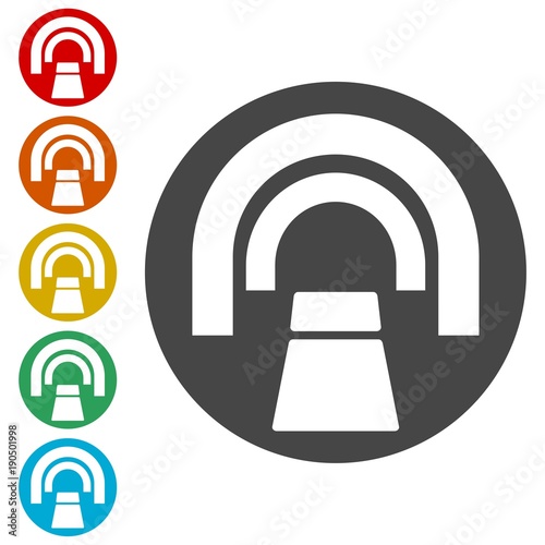 CT scan icon, CT scanner 