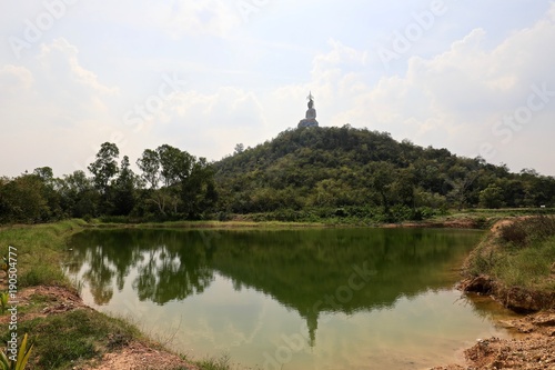 Big Buddha is located at the top of the mountain.