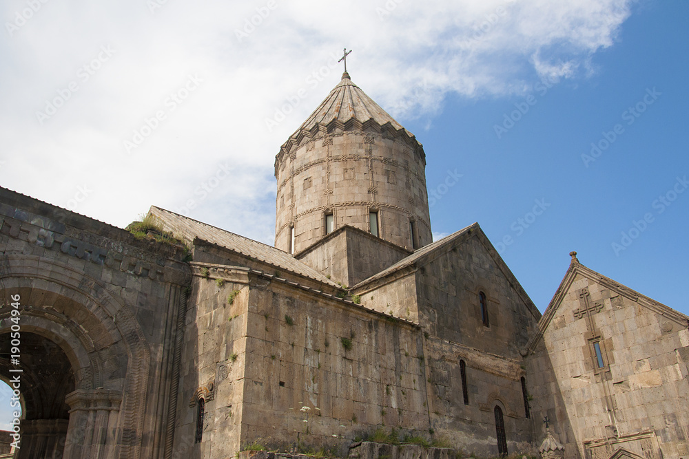 The St. Pogos-Petros Cathedral (St. Paul and Peter's Apostles) is the largest building of the Tatev Monastery Complex. It was erected in 895 year. Armenian Apostolic Church.