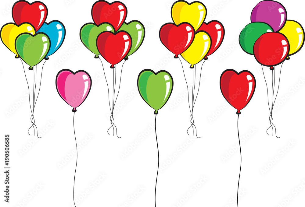 heart shape balloons