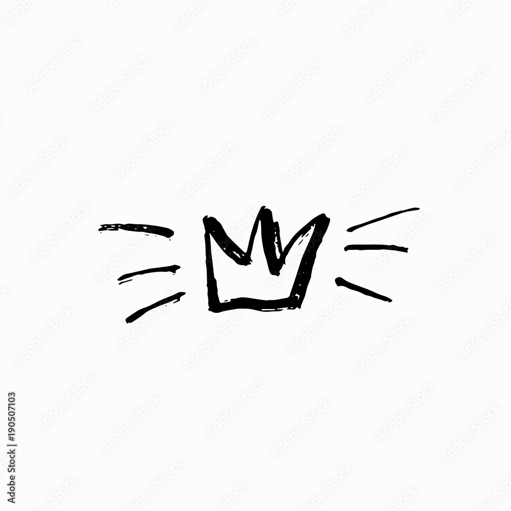 Crown shirt print hand drawn feminist. graphic design element. Simple princess vector. Protest against patriarchy sexism misogyny female Crown shirt print hand drawn feminist. graphic design element. Simple princess vector. Protest against patriarchy sexism misogyny female