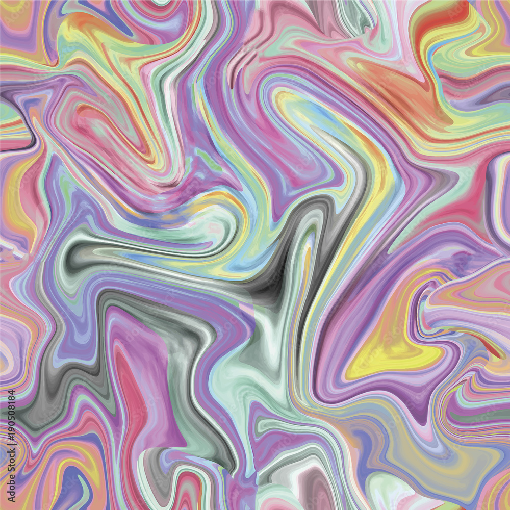 Marble seamless pattern in neon brightful colors.
