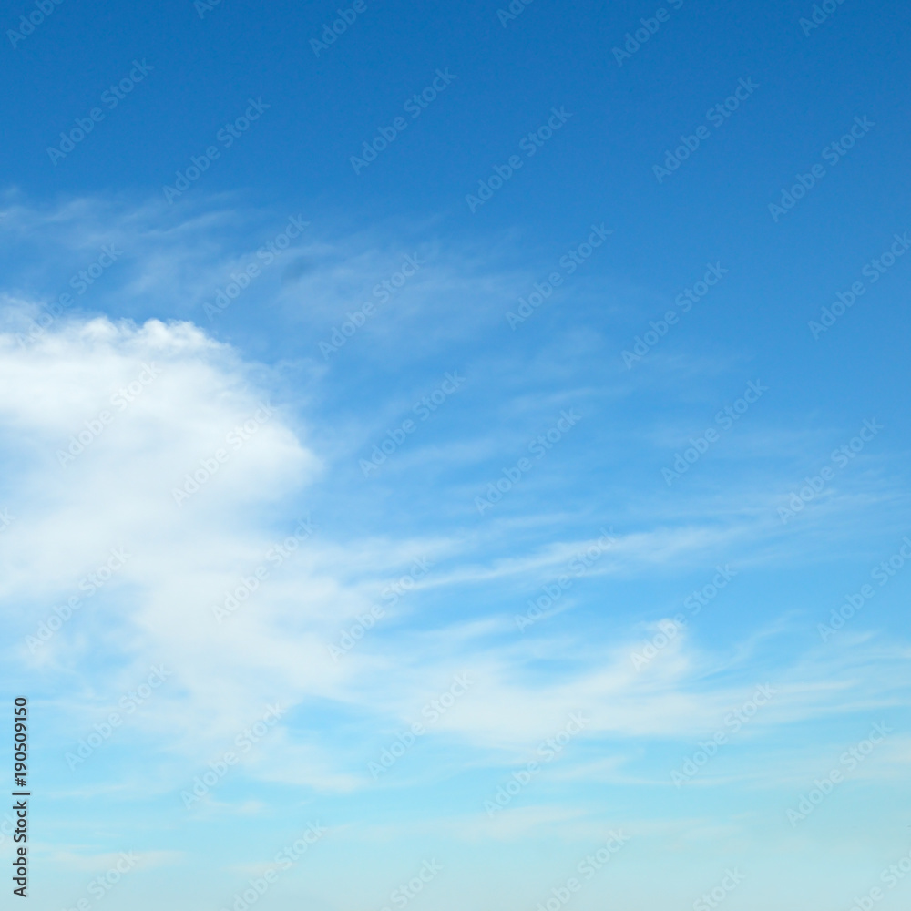 Light clouds in the blue sky. Light clouds in the blue sky.