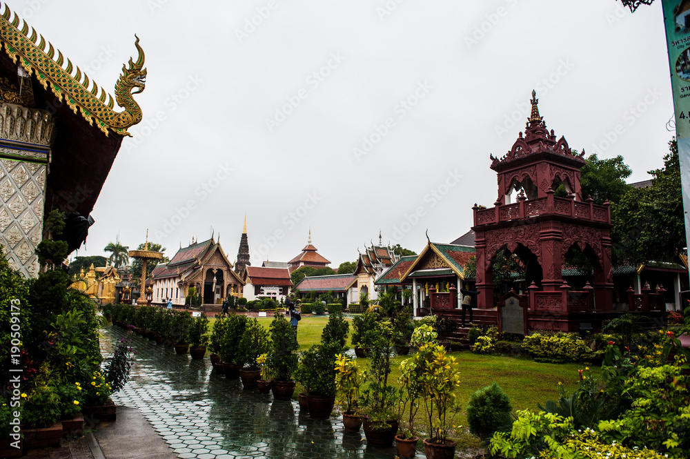 Tempio Wat Phra Singh, Chiang Mai, Thailandia Tempio Wat Phra Singh, Chiang Mai, Thailandia