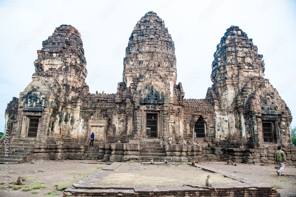 Tempio delle scimmie di Lopburi, Thailandia