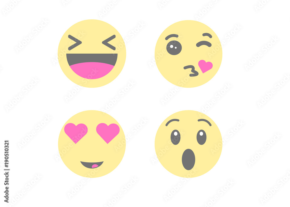 Emoji icon set Emoji icon set