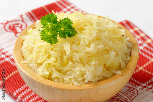 Bowl of sauerkraut