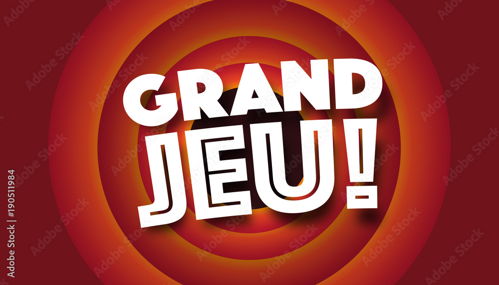 Fototapeta premium Grand jeu !