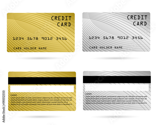 modern credit card, business VIP card, design for privilege member, member card, vector
