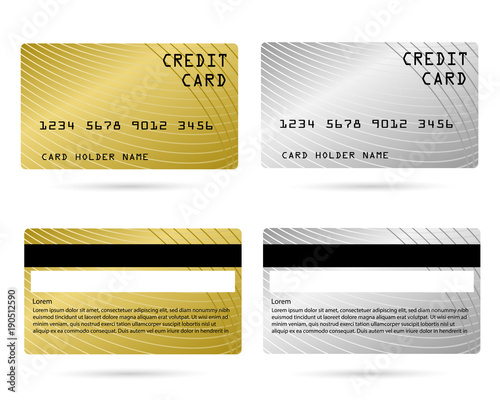 modern credit card, business VIP card, design for privilege member, member card, vector