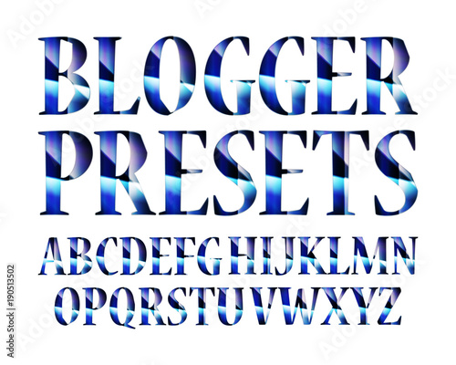 Graphic Retro Letters set