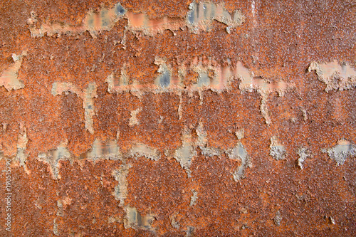 Rust texture on wallk