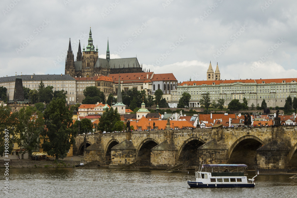 View of the Old Town of Prague. Czech Republic