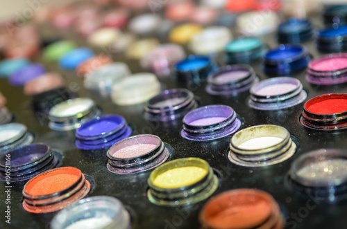 Colorful makeup set