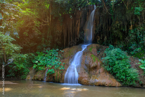 Fototapeta Naklejka Na Ścianę i Meble -  Phu-Sang waterfall, Beautiful waterfall in nationalpark of Phayao province, ThaiLand.