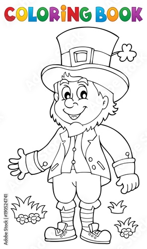 Coloring book leprechaun 2