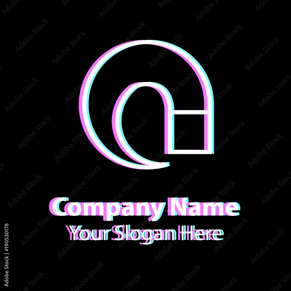 Abstract graphic icon, logo design template, symbol for company Abstract graphic icon, logo design template, symbol for company