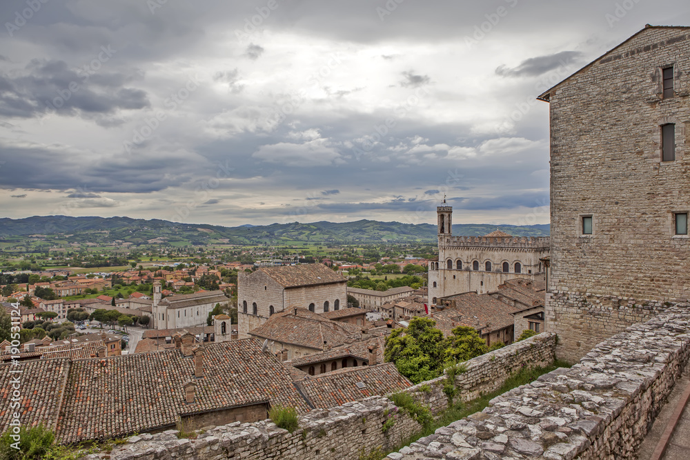Medieval city of Gubbio. Italy