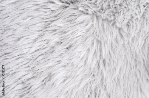 Sheepskin rug background. Wool texture. Close up sheep fur