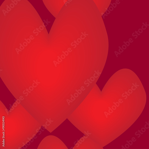 Background  with hearts