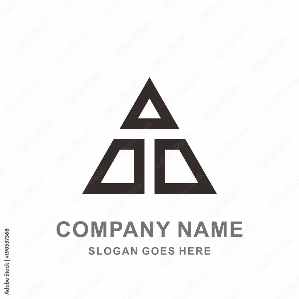 Monogram Letter T Geometric Triangle Square Architecture Construction Business Company Stock Vector Logo Design Template Monogram Letter T Geometric Triangle Square Architecture Construction Business Company Stock Vector Logo Design Template