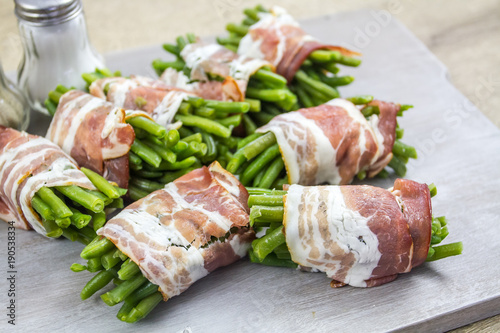 Photos fagots d'haricots verts