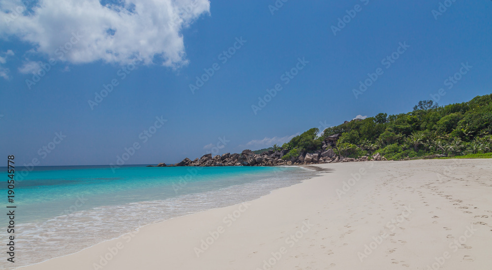 Petite Anse Strand auf La Digue Seychellen