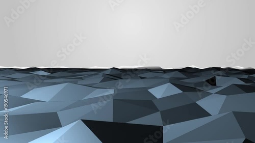 Polygonal form background. Vectorial weave in movement photo