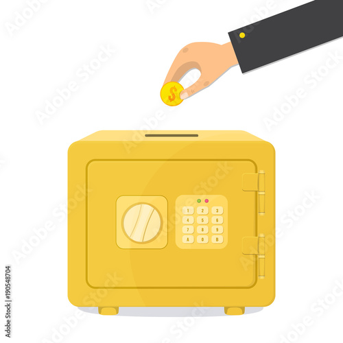 Moneybox, save money concept.