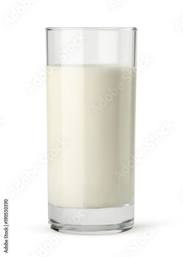 Verre de lait vectoriel 1