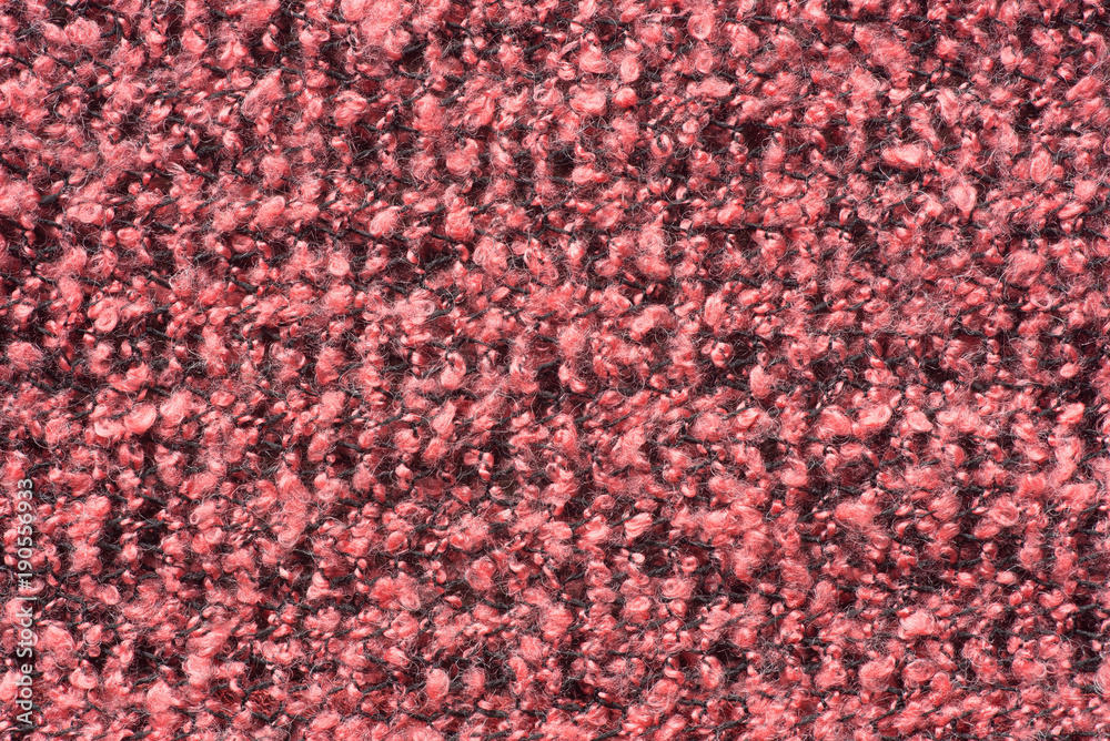 Fototapeta premium pink woolen knitwear fabric textile texture background