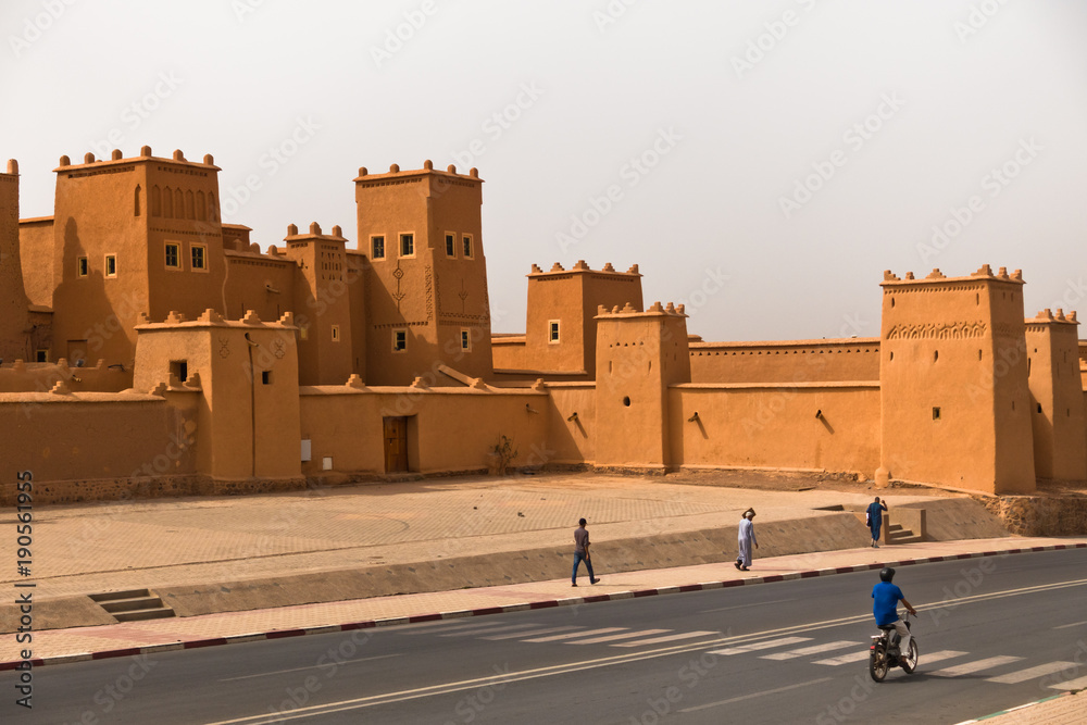 Ouarzazate moroccan Hollywood movie studios architecture in Morocco, Africa Ouarzazate moroccan Hollywood movie studios architecture in Morocco, Africa