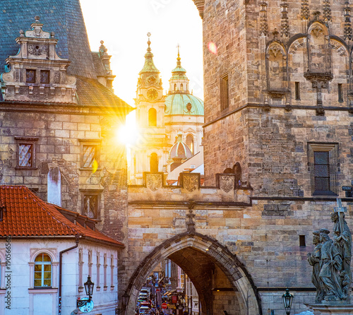 Charles Bridge, Prague in dusk