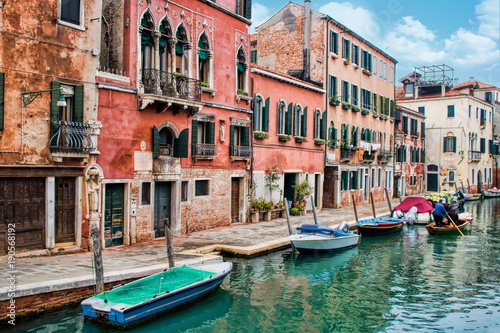 Obraz na płótnie Venedig, Rio della Sensa w salonie