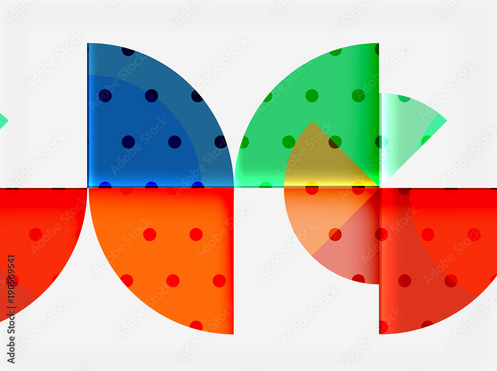 Geometric circle abstract banner Geometric circle abstract banner