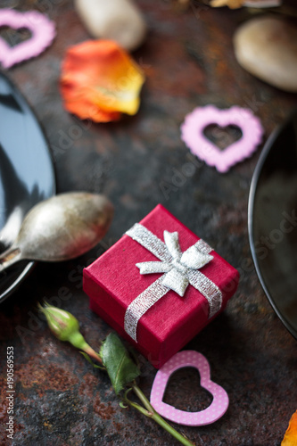 Gift and sweet dessert