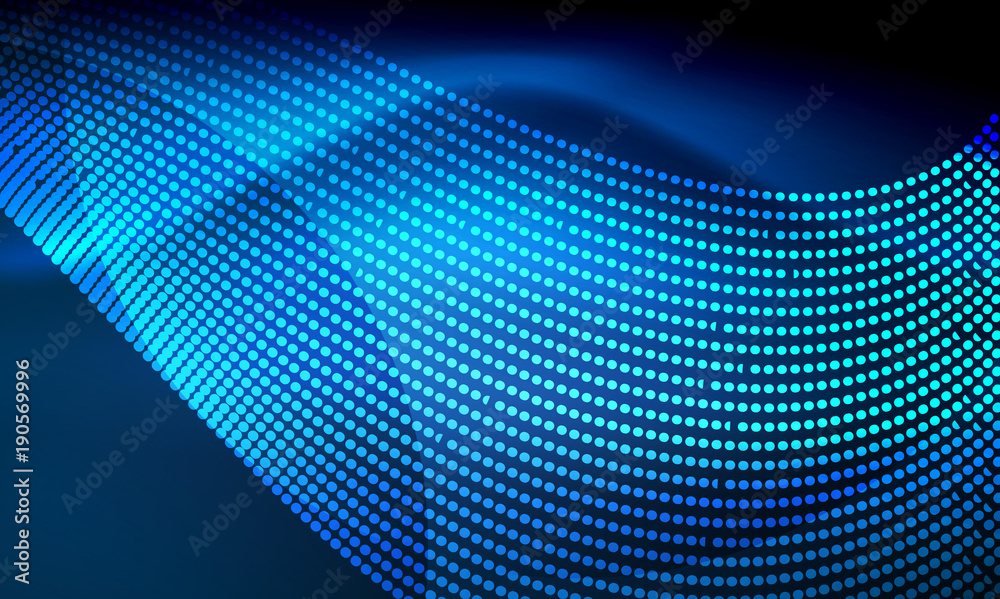 Smooth neon wave Smooth neon wave