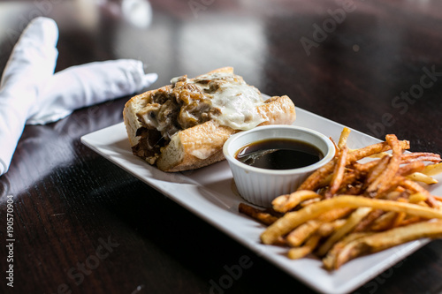 French Dip / Philly Cheese steak standwich