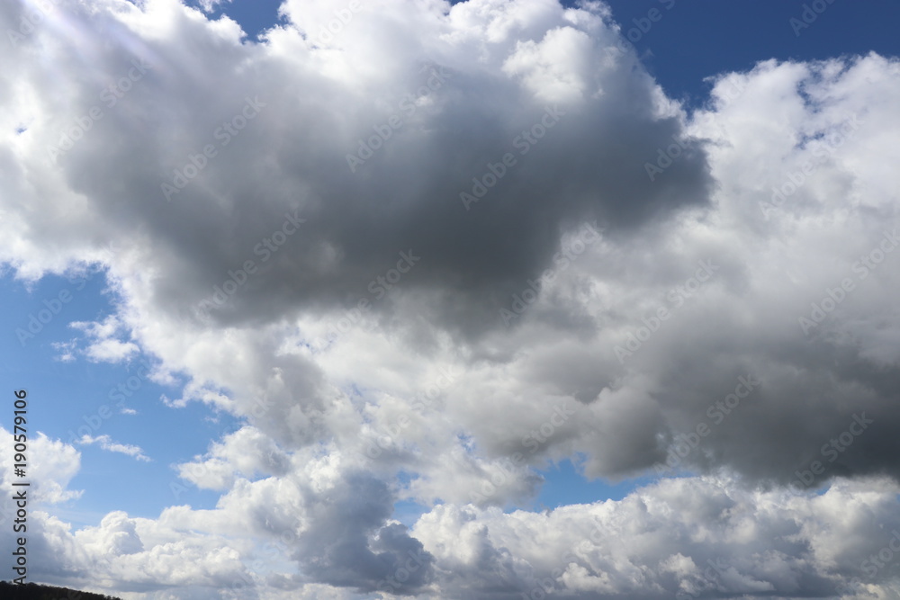 Fototapeta premium Wolken am Himmel