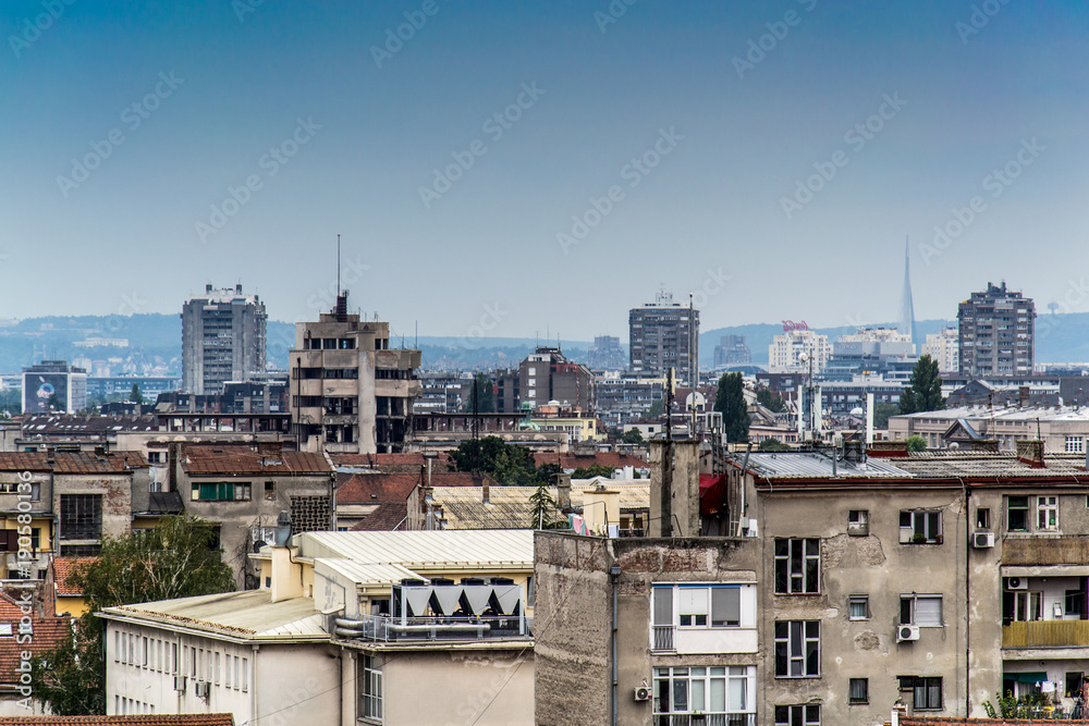 Belgrade, Serbia September 02, 2014: Panorama of Belgrade