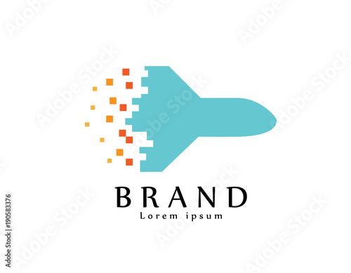 Air plane Pixels logo