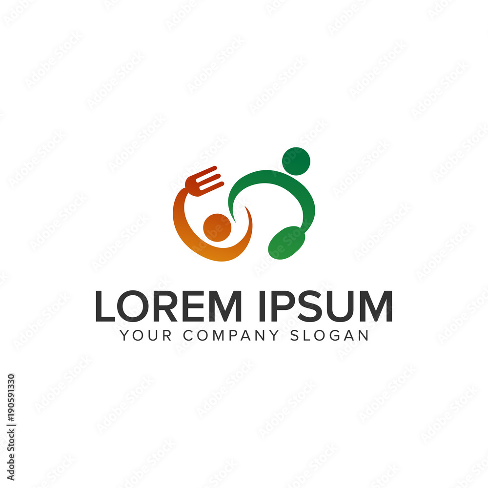 spoon fork logo design concept template. fully editable vector spoon fork logo design concept template. fully editable vector