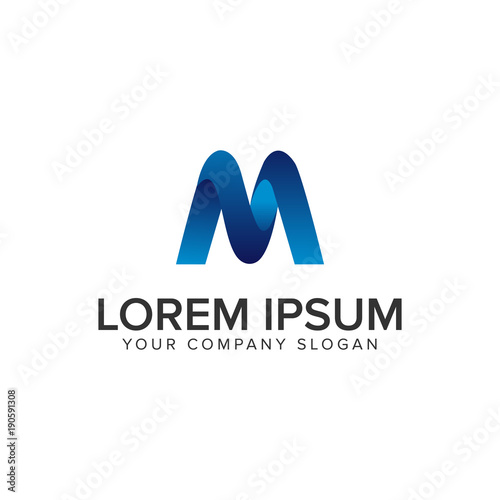 Modern Letter M 3D logo design concept template. fully editable vector Free Download Modern Letter M 3D logo design concept template. fully editable vector - GFXLoad