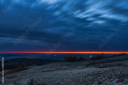 Obraz na plátně First Light on Cadilac Mountain