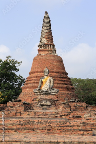 Wat Worachetha Ram in Ayutthaya historical park