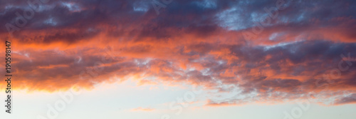 Fototapeta Naklejka Na Ścianę i Meble -  Cloudy Sky Dusk