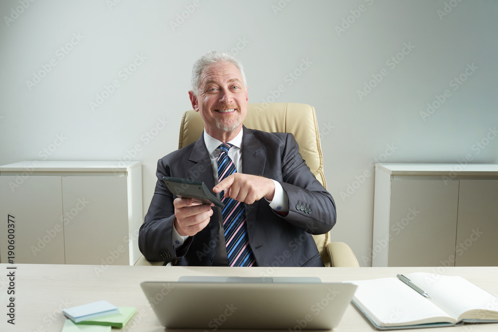 Portrait of Senior Financial Manager Portrait of Senior Financial Manager