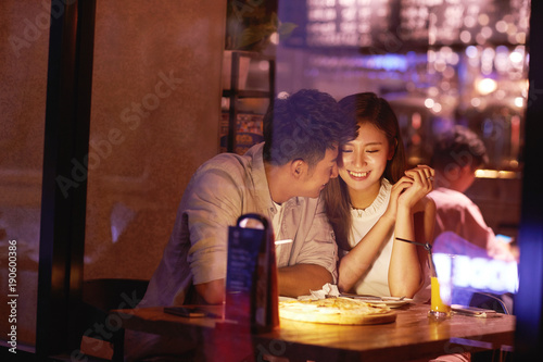 Night life for young couples photo