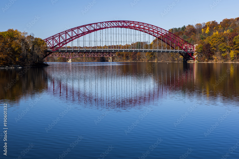 Taconic Parkway Steel Arch Bridge - New Croton Reservoir - New York