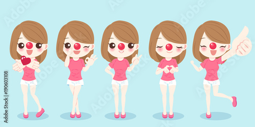 girl with red nose day
